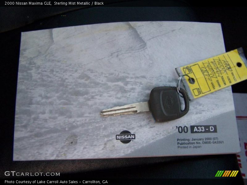 Sterling Mist Metallic / Black 2000 Nissan Maxima GLE