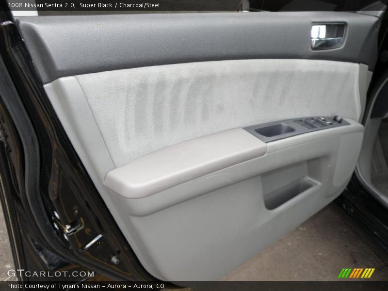 Super Black / Charcoal/Steel 2008 Nissan Sentra 2.0