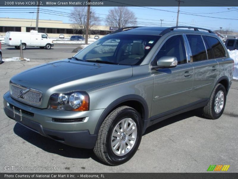 Willow Green Metallic / Sandstone 2008 Volvo XC90 3.2