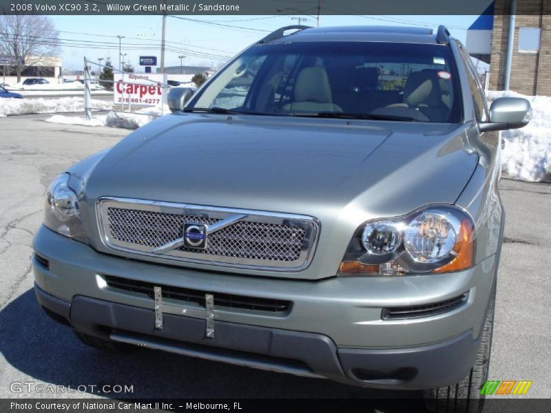 Willow Green Metallic / Sandstone 2008 Volvo XC90 3.2
