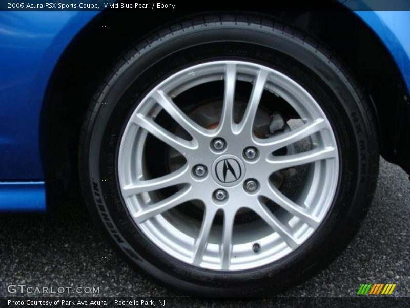 Vivid Blue Pearl / Ebony 2006 Acura RSX Sports Coupe