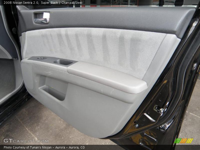 Super Black / Charcoal/Steel 2008 Nissan Sentra 2.0