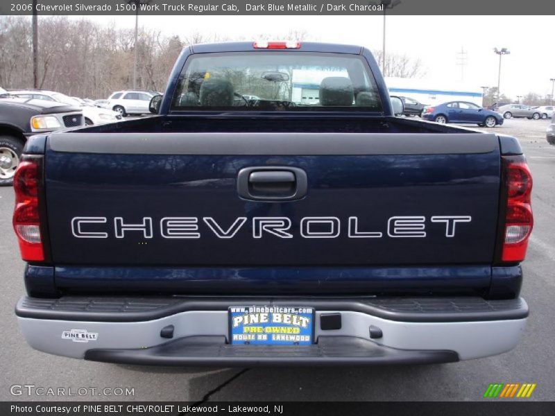 Dark Blue Metallic / Dark Charcoal 2006 Chevrolet Silverado 1500 Work Truck Regular Cab