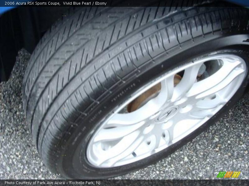 Vivid Blue Pearl / Ebony 2006 Acura RSX Sports Coupe