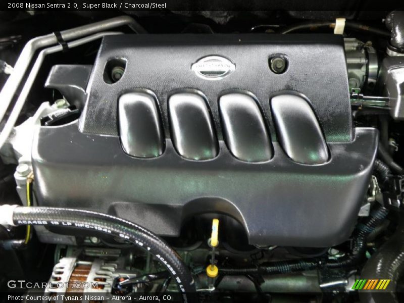Super Black / Charcoal/Steel 2008 Nissan Sentra 2.0