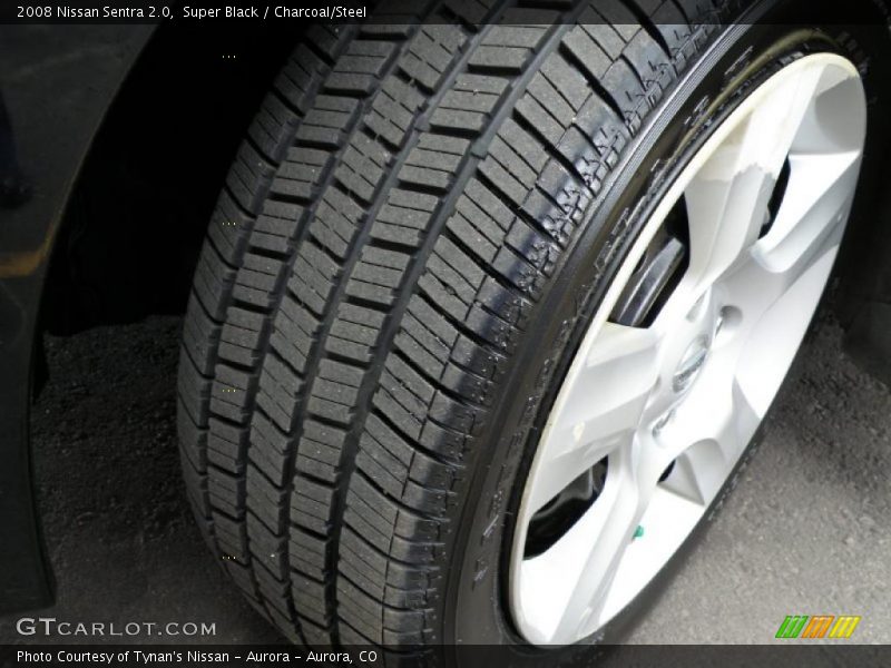 Super Black / Charcoal/Steel 2008 Nissan Sentra 2.0