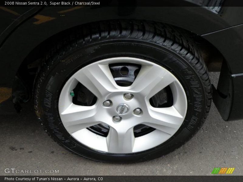 Super Black / Charcoal/Steel 2008 Nissan Sentra 2.0