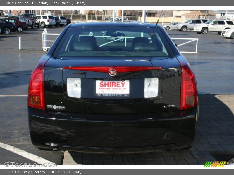 Black Raven / Ebony 2004 Cadillac CTS Sedan