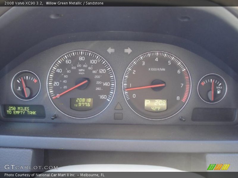 Willow Green Metallic / Sandstone 2008 Volvo XC90 3.2