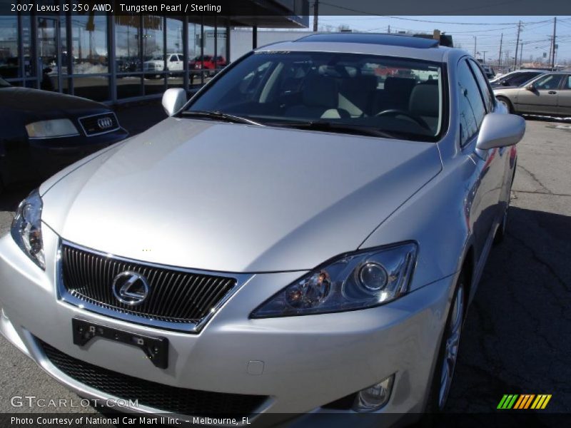 Tungsten Pearl / Sterling 2007 Lexus IS 250 AWD