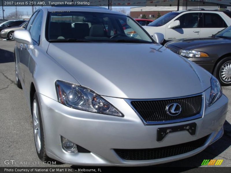 Tungsten Pearl / Sterling 2007 Lexus IS 250 AWD