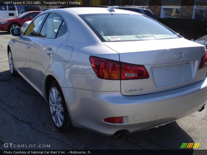 Tungsten Pearl / Sterling 2007 Lexus IS 250 AWD