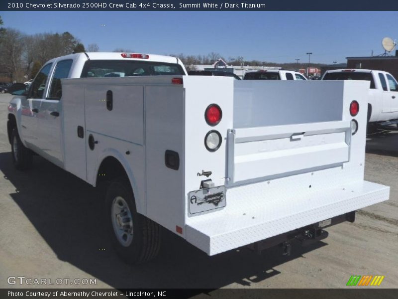 Summit White / Dark Titanium 2010 Chevrolet Silverado 2500HD Crew Cab 4x4 Chassis