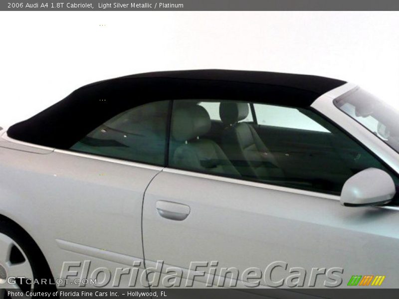 Light Silver Metallic / Platinum 2006 Audi A4 1.8T Cabriolet
