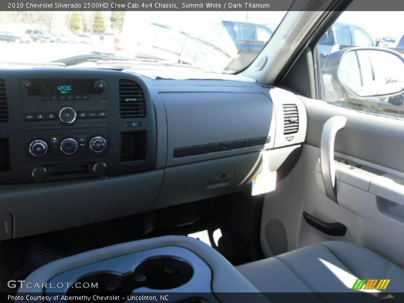 Summit White / Dark Titanium 2010 Chevrolet Silverado 2500HD Crew Cab 4x4 Chassis