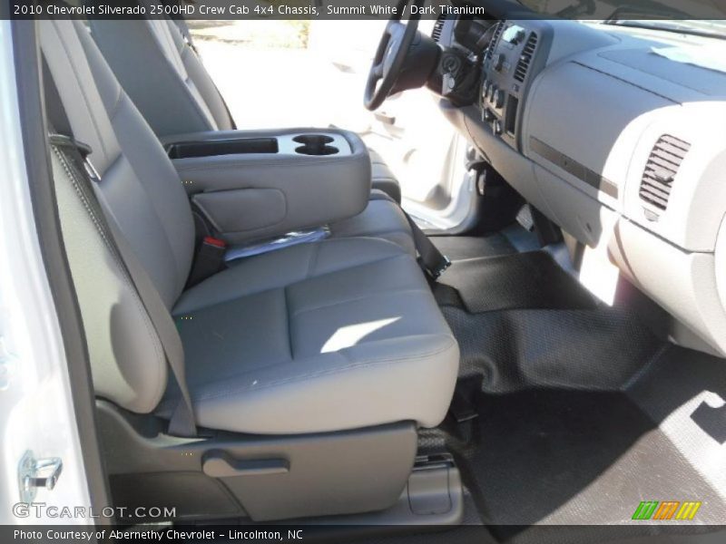 Summit White / Dark Titanium 2010 Chevrolet Silverado 2500HD Crew Cab 4x4 Chassis