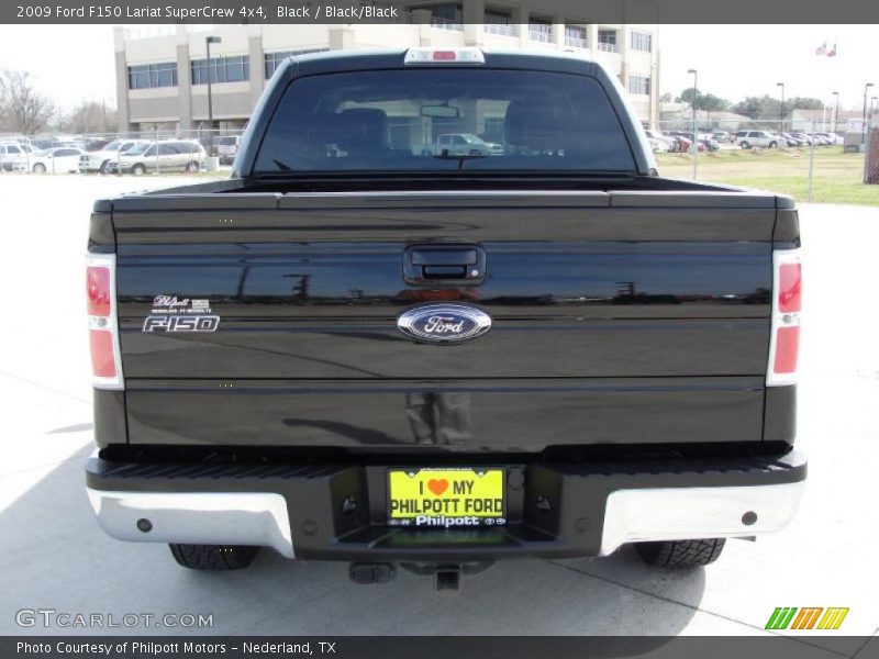 Black / Black/Black 2009 Ford F150 Lariat SuperCrew 4x4