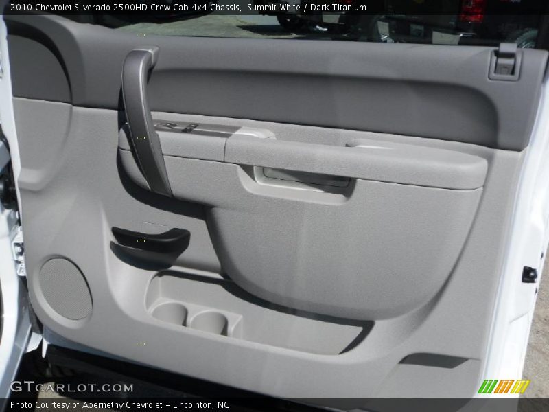 Summit White / Dark Titanium 2010 Chevrolet Silverado 2500HD Crew Cab 4x4 Chassis