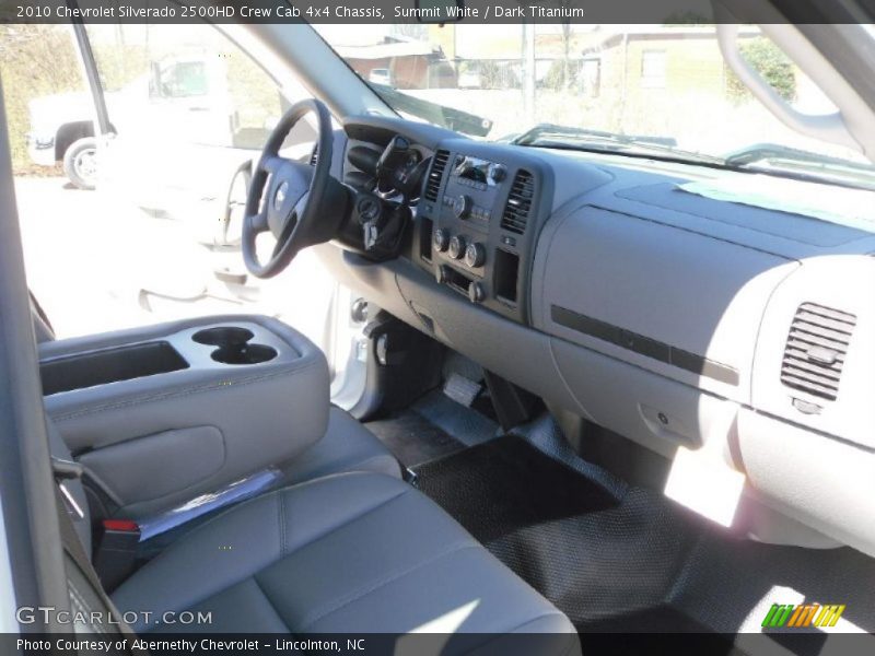 Summit White / Dark Titanium 2010 Chevrolet Silverado 2500HD Crew Cab 4x4 Chassis