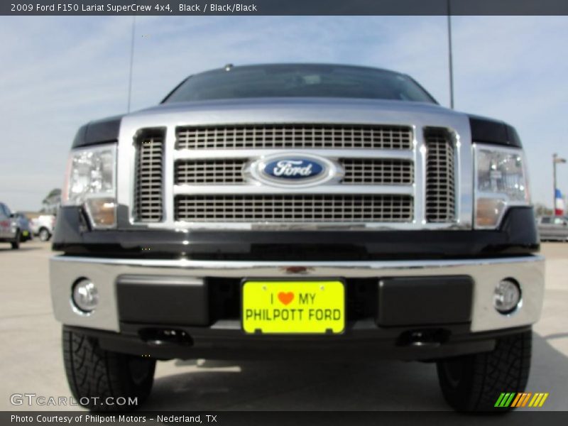 Black / Black/Black 2009 Ford F150 Lariat SuperCrew 4x4