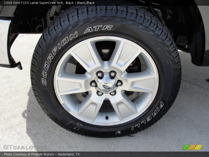 Black / Black/Black 2009 Ford F150 Lariat SuperCrew 4x4