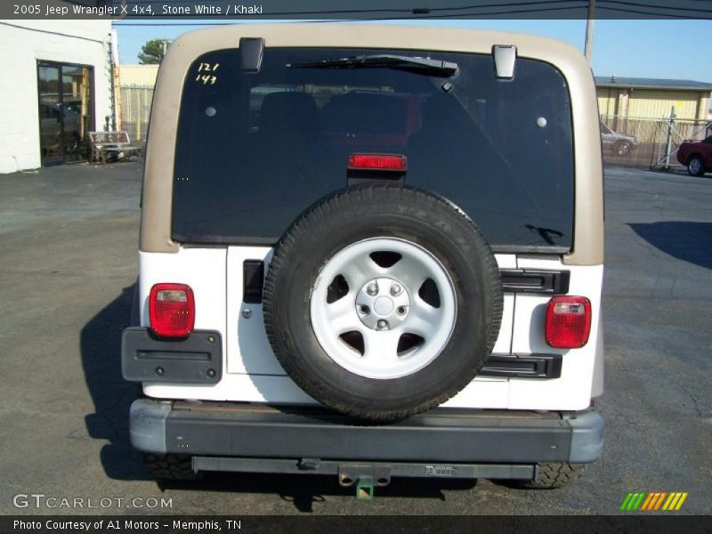 Stone White / Khaki 2005 Jeep Wrangler X 4x4