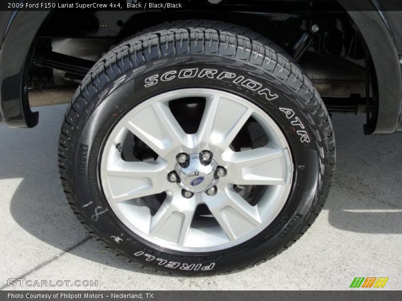 Black / Black/Black 2009 Ford F150 Lariat SuperCrew 4x4