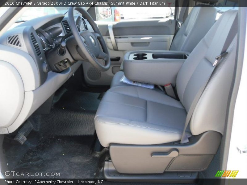 Summit White / Dark Titanium 2010 Chevrolet Silverado 2500HD Crew Cab 4x4 Chassis