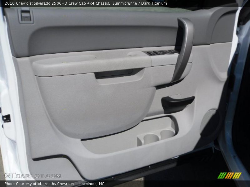 Summit White / Dark Titanium 2010 Chevrolet Silverado 2500HD Crew Cab 4x4 Chassis