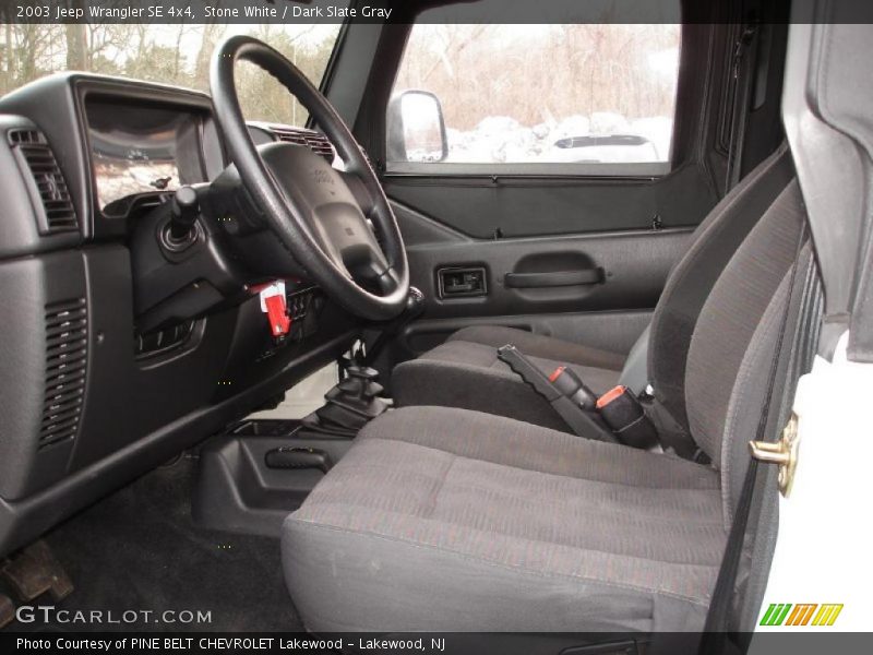 Stone White / Dark Slate Gray 2003 Jeep Wrangler SE 4x4