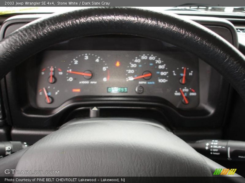 Stone White / Dark Slate Gray 2003 Jeep Wrangler SE 4x4