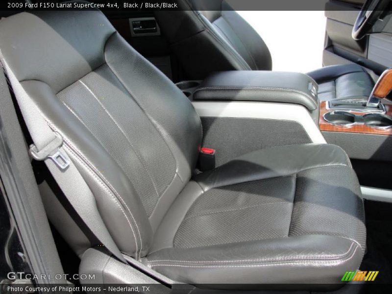 Black / Black/Black 2009 Ford F150 Lariat SuperCrew 4x4