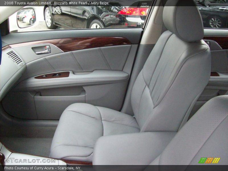 Blizzard White Pearl / Ivory Beige 2008 Toyota Avalon Limited