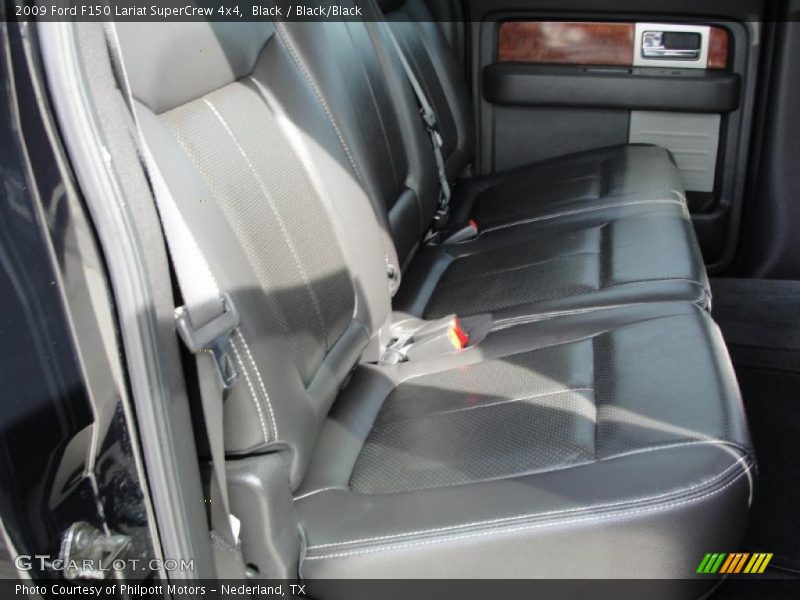 Black / Black/Black 2009 Ford F150 Lariat SuperCrew 4x4