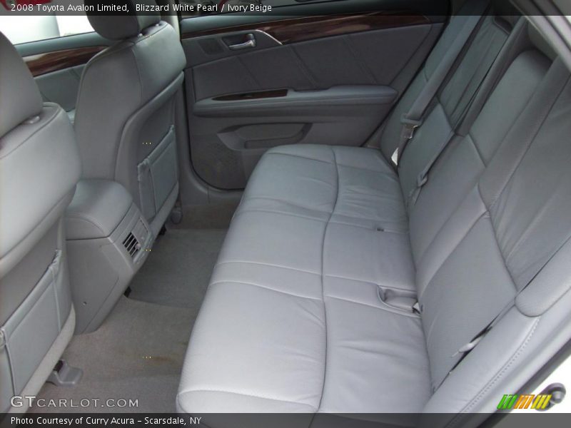 Blizzard White Pearl / Ivory Beige 2008 Toyota Avalon Limited