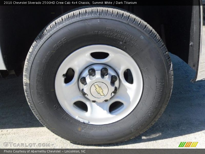 Summit White / Dark Titanium 2010 Chevrolet Silverado 2500HD Crew Cab 4x4 Chassis