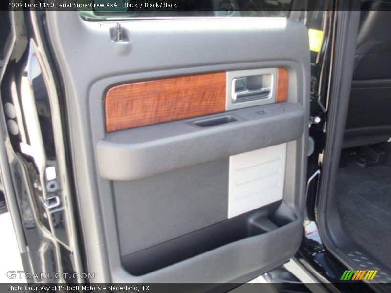 Black / Black/Black 2009 Ford F150 Lariat SuperCrew 4x4