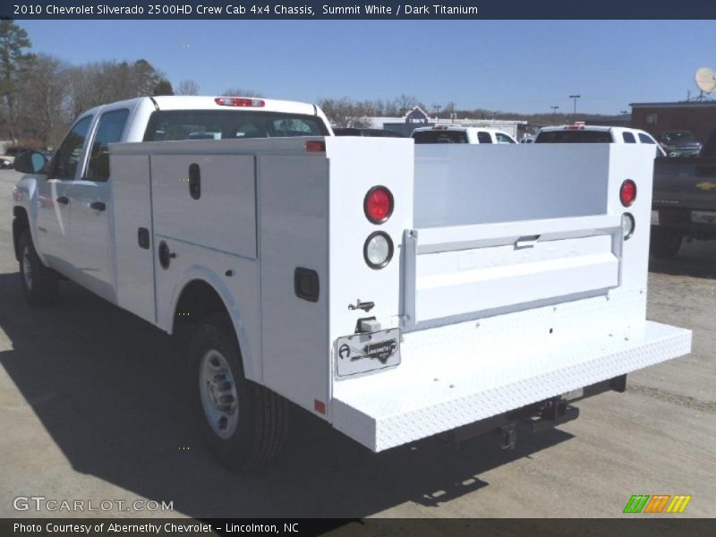 Summit White / Dark Titanium 2010 Chevrolet Silverado 2500HD Crew Cab 4x4 Chassis