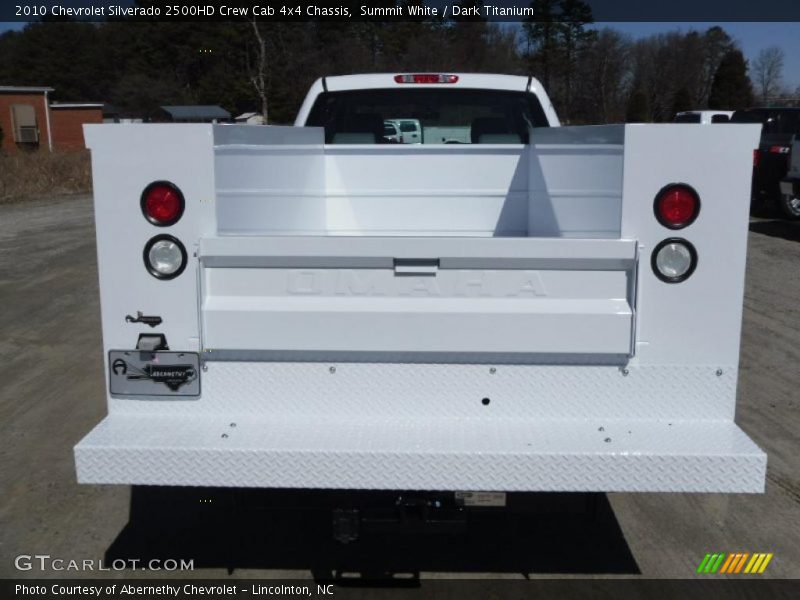Summit White / Dark Titanium 2010 Chevrolet Silverado 2500HD Crew Cab 4x4 Chassis