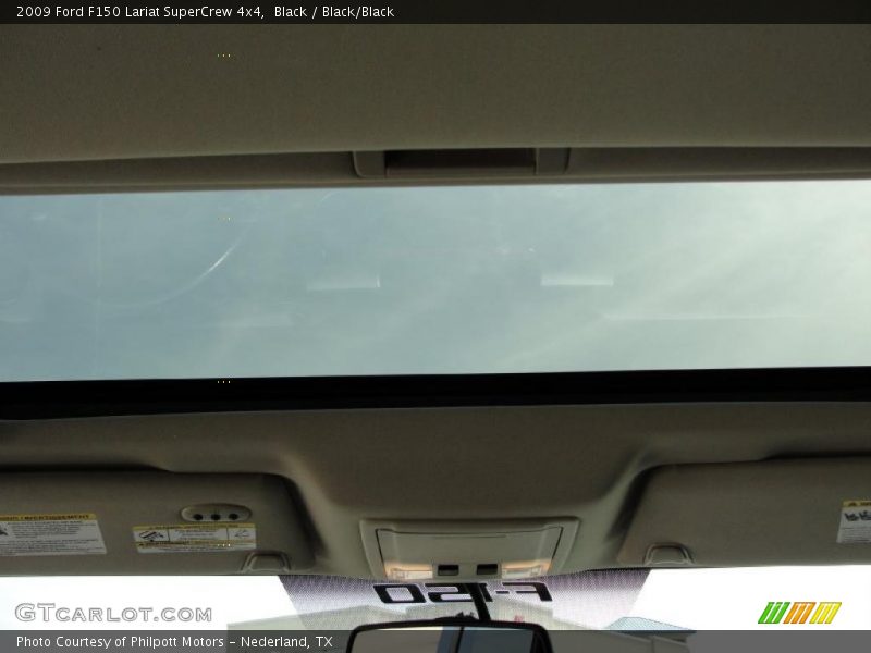 Black / Black/Black 2009 Ford F150 Lariat SuperCrew 4x4