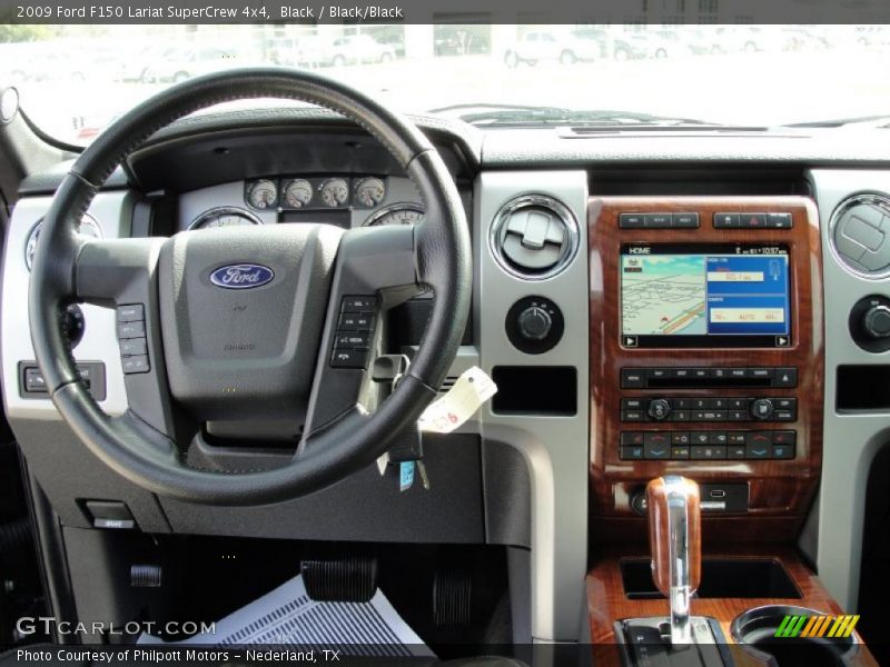 Black / Black/Black 2009 Ford F150 Lariat SuperCrew 4x4