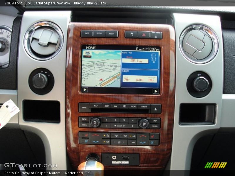 Black / Black/Black 2009 Ford F150 Lariat SuperCrew 4x4