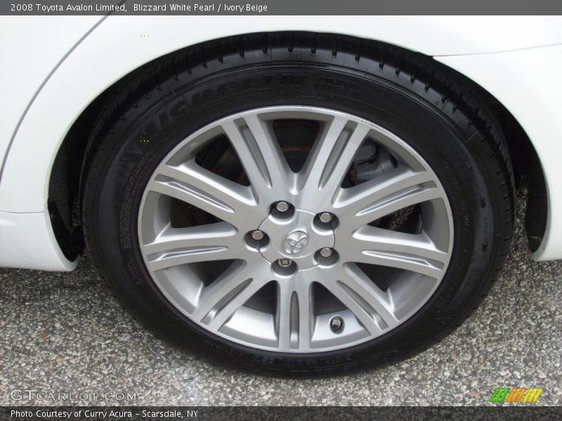 Blizzard White Pearl / Ivory Beige 2008 Toyota Avalon Limited
