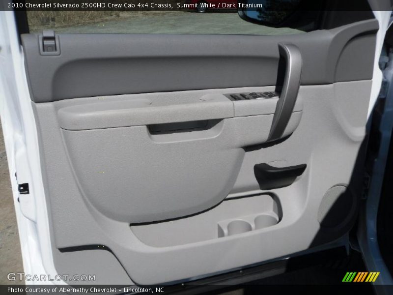 Summit White / Dark Titanium 2010 Chevrolet Silverado 2500HD Crew Cab 4x4 Chassis
