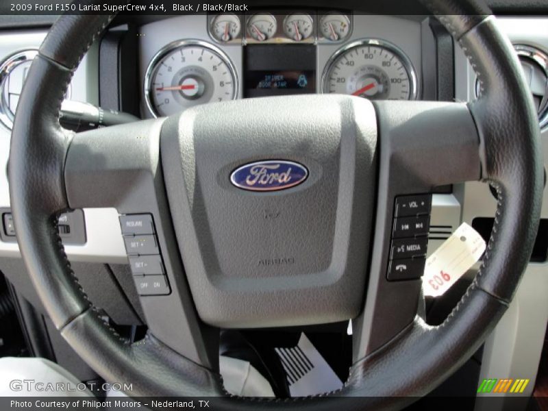 Black / Black/Black 2009 Ford F150 Lariat SuperCrew 4x4