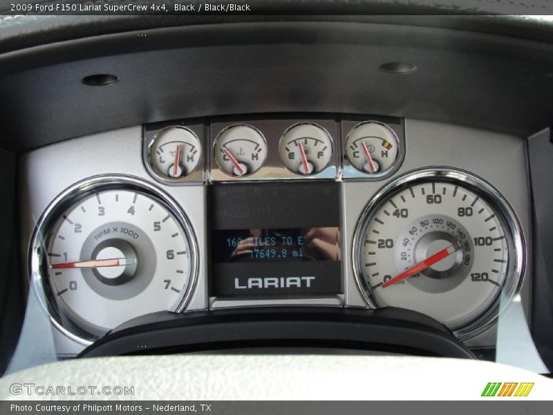 Black / Black/Black 2009 Ford F150 Lariat SuperCrew 4x4