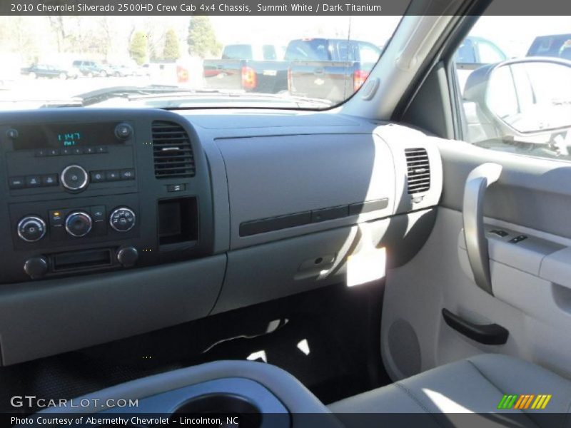 Summit White / Dark Titanium 2010 Chevrolet Silverado 2500HD Crew Cab 4x4 Chassis