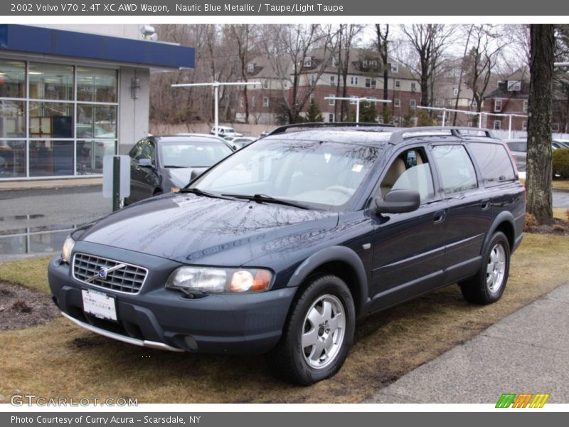 Nautic Blue Metallic / Taupe/Light Taupe 2002 Volvo V70 2.4T XC AWD Wagon