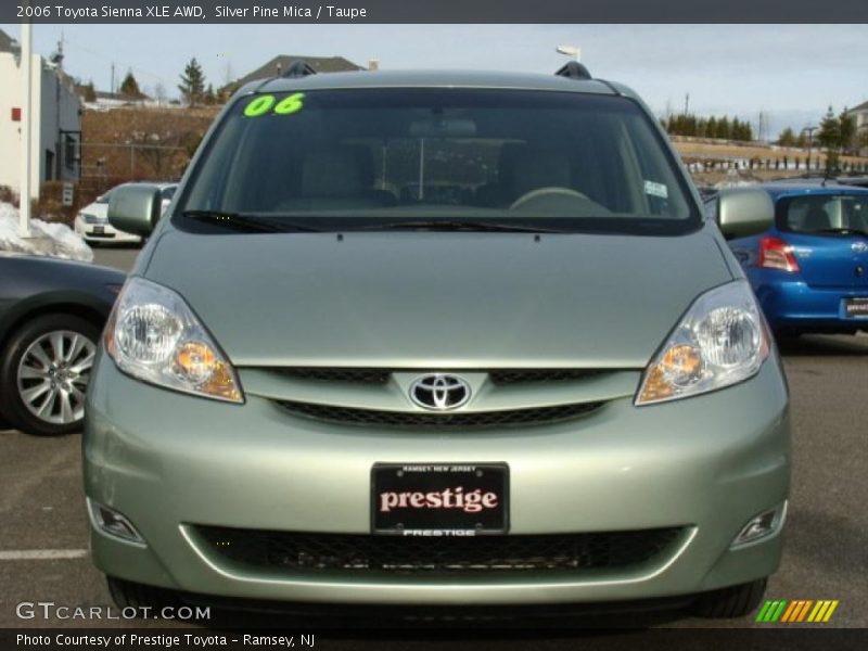 Silver Pine Mica / Taupe 2006 Toyota Sienna XLE AWD