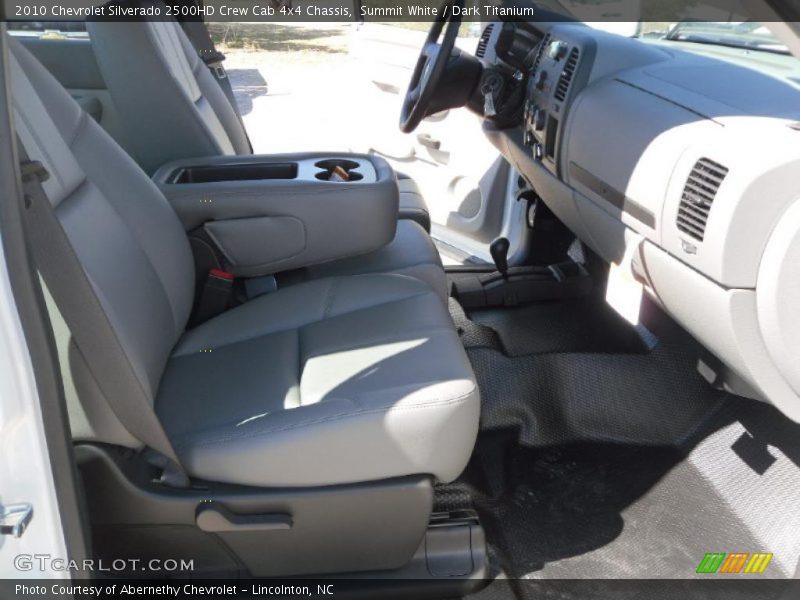 Summit White / Dark Titanium 2010 Chevrolet Silverado 2500HD Crew Cab 4x4 Chassis